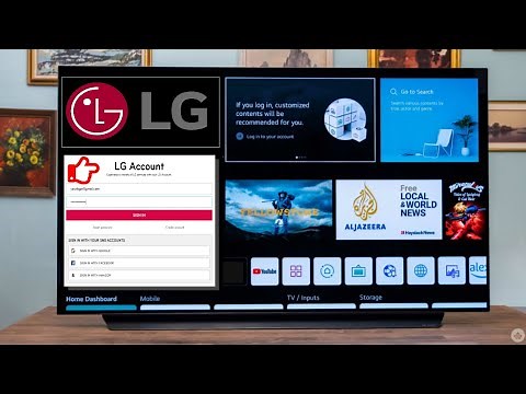 How To Sign Up For LG TV Account | How To Login LG Smart LCD TV Account