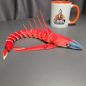 Chelicerate Leviathan 3D Printed Articulated Toy Subnautica Below Zero Inspired Poseable Sea Creature Model in Grey or Full Colour Finish - Etsy
