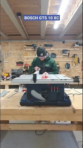 TEST : Unboxing et test de la scie sur table BOSCH GTS 10 XC #diy #bosch #boschpro #gts10xc #atelier