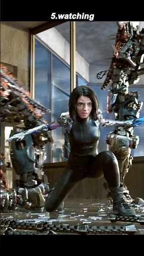 #movie #film Alita’s First Fight Scene – Bar Brawl 🔥⚙️ | Battle Angel (2019)