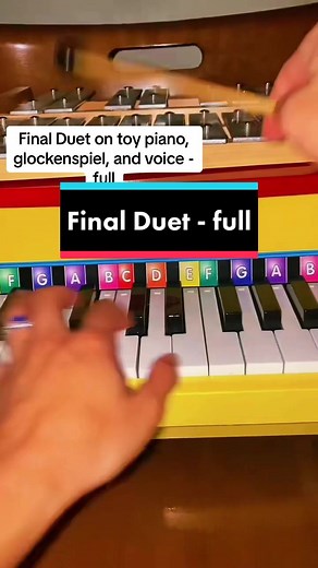 #duet with @farrah claire barry・鈴木幸子 sorry it’s not perfect but this is as good as i could get it for now before i can record each individual part into a DAW #omori #finalduet #toypiano