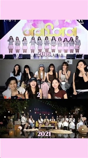 I.O.I. YES I LOVE IT 2016, 2021, 2026 #ioi #produce101 #kpop #somi #sejeong #chungha #fyp #shorts