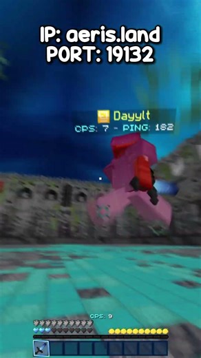 BEST Server for Minecraft Practice... #shorts