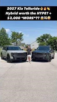 Is a Hybrid Worth the Extra Cost? We Compared the NEW 2027 Kia Telluride Gas and Hybrid!