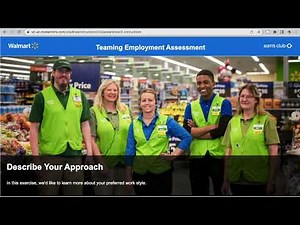 Walmart Supervisor and Training Assessment & My Answers