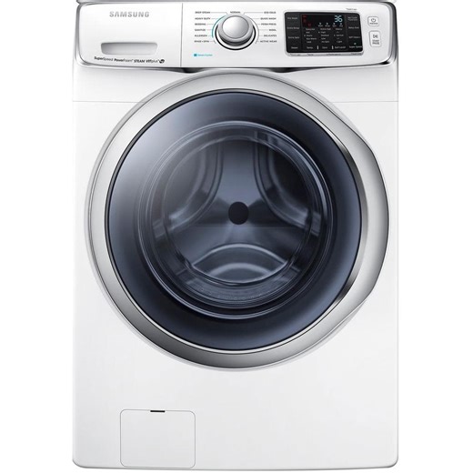 Samsung 4.5 cu. ft. High-Efficiency Front Load Washer in White, ENERGY STAR WF45H6300AW - The Home Depot
