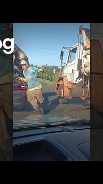 Angry Bull Destroys BMW || ViralHog