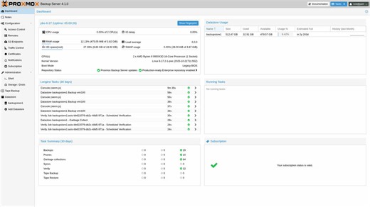 Proxmox Backup Server 4.1 kommt mit Debian 13.2, Kernel 6.17 und einer genaueren Traffic-Kontrolle
