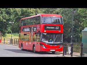FRV. London General Bus Route 157: Crystal Palace - Morden. BYD D8UR-DD E400 City EV Ee255 (LF24ZGR)