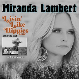 37K views · 893 reactions | Tickets are now on sale for my Livin' Like Hippies Tour with Jon Pardi and Charlie Worsham! Get your tickets today and I'll see you soon! | Miranda Lambert | Facebook