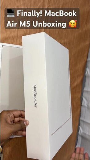 I finally bought the Apple M5 MacBook Air 🔥Worth Buying in 2026? #macbook #unboxing #apple