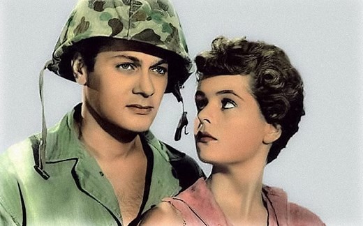 Beachhead movie (1954) - Tony Curtis, Frank Lovejoy, Mary Murphy