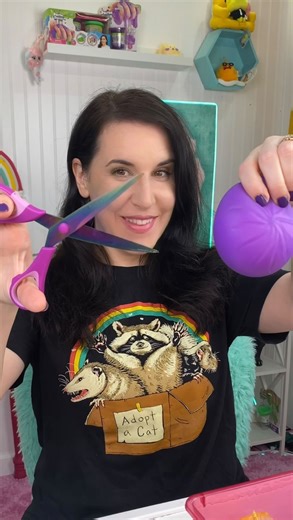 16K views · 10K reactions | Audience request to cut open this purple squishy! I was going to narrate but the sounds in this one are too good. So volume up for the good good asmr!! #asmr #cuttingopensquishy #cuttingopenstressball #squishy #doctorsquish #satisfying #oddlysatisfying #slimeasmr | Doctor Squish | Facebook