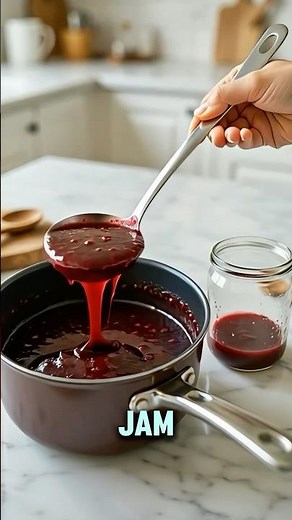 Homemade Blueberry Jam With Only 3 Ingredients 🫐
