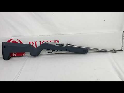 The NEW Ruger 10/22 Takedown Magpul X-22 Backpacker Stealth Gray & Stainless - Tabletop Rundown