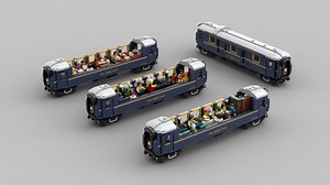 LEGO MOC-167870 New Orient Express Carriages - Maxime d’Angeac’ (Train 2023)