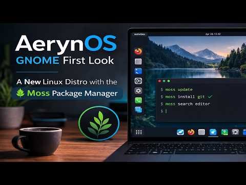 AerynOS GNOME First Look – A New Linux Distro with the Moss Package Manager