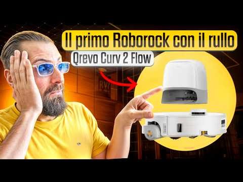 Qrevo Curv 2 Flow the first Roborock floor cleaning robot with a roller