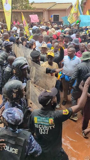 Uganda Police Vs PLU during the PLU demonstration to the Turkish embassy. #fyp #fypシ #viral #trending #viraltiktok
