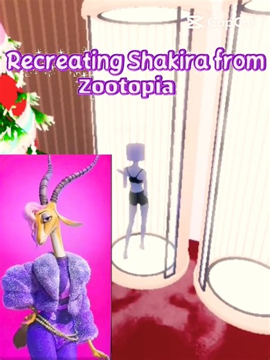 Recreating Shakira goat from Zootopia 2 #disney #zootopia2 #dti #dresstoimpress #roblox #shakira