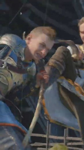 At the Great Lodge, Heimdall unleashes his full power on Atreus — reading every move, dodging every strike, and completely overwhelming him. Atreus can’t land a single blow. Just when things get out of control… THOR arrives with a thunderous entrance and saves Atreus from certain defeat. A cinematic, intense moment from God of War Ragnarok you don’t want to miss! #godofwarragnarok #god of war ragnarok #atreus vs heimdall #heimdall attack #great lodge scene #thor | AetherKnight