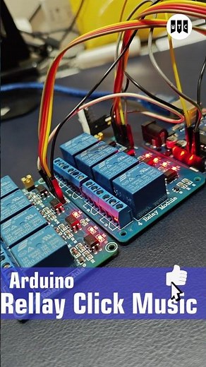 Satisfying Relay Clicking Music with Arduino UNO! #music #fun #projects