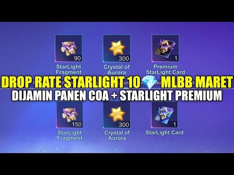 HIGH DROP RATE! GUARANTEED COA GACHA STARLIGHT 10 DIAMOND | GIVEN STARLIGHT PREMIUM & REGULAR