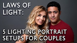 Lighting two people can be difficult to do, so I’m going to use the 5 portrait lighting positions to breakdown how to best light a couple! | The Slanted Lens