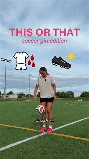 THIS or THAT soccer girl edition… #soccer #soccergirl | Beep Test