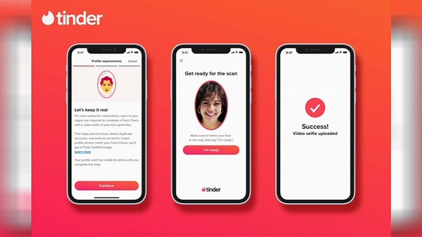 Tinder to launch facial verification feature