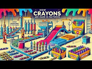 How CRAYONS are MADE in FACTORIES