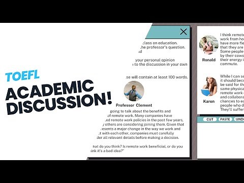 TOEFL Writing: Writing for an Academic Discussion (New Question)