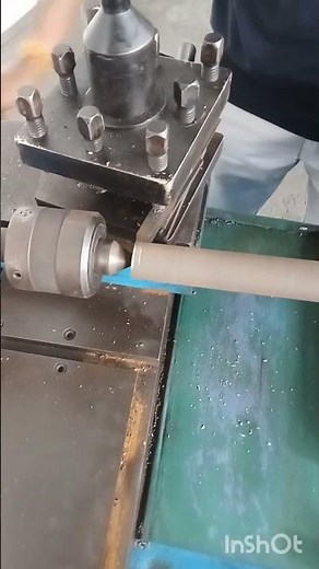 turning with centre lathe machine