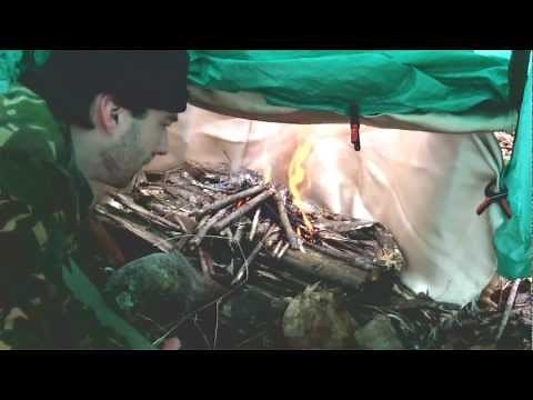 El Cheapo Heated Tarp Shelter