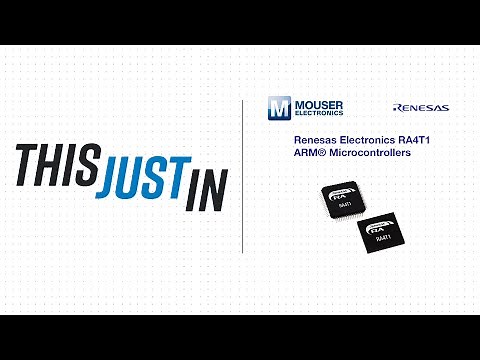 Renesas Electronics RA4T1 ARM® Microcontrollers - This Just In | Mouser Electronics