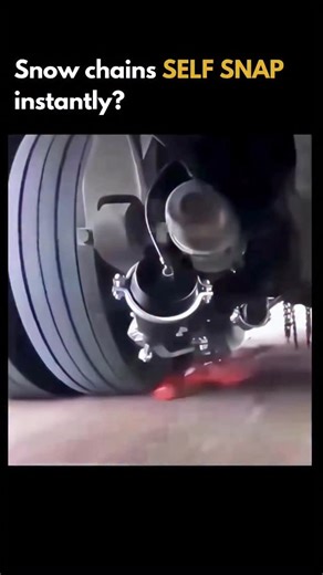 Artificially Influenced | AI on Instagram: "Automatic snow chains deploy instantly for ultimate winter grip. Automatic vehicle chain systems activate without stopping providing instant traction in snow and ice for safe driving on slippery roads. Rotating mechanism near wheels throws metal chains beneath tires mimicking traditional chains but eliminating manual installation hassle. This technology boosts grip during cornering and braking reducing accident risk dramatically for trucks buses and em