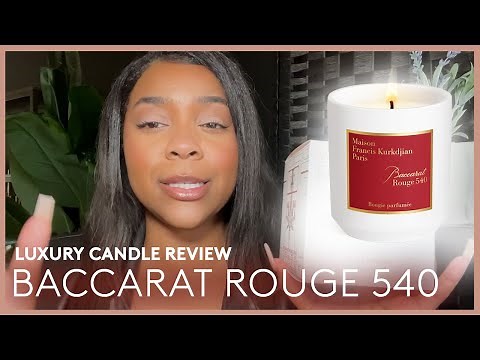 Exquisite Baccarat Rouge 540: Luxury Home Perfume Candle Review + Unboxing