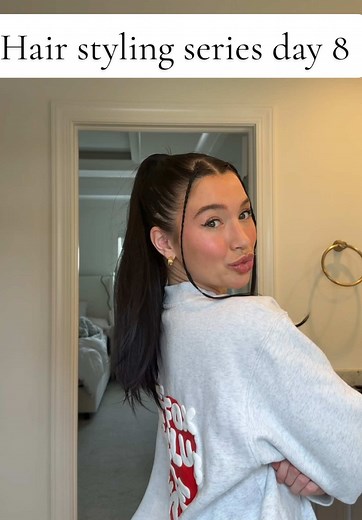 30-Day Hair Styling Series: Slick Back Ponytail Braid