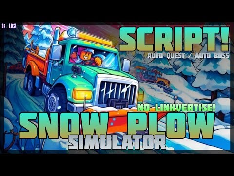 [Hub] ❄️ Snow Plow Simulator 🔥 No Linkvertise! Auto get Snow / Auto Farm🔥 PC & Mobile! (2024)