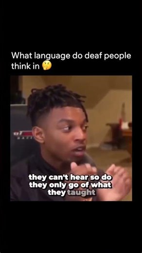 That moment when Zias and B Lou casually asked, “What do deaf people think in?”