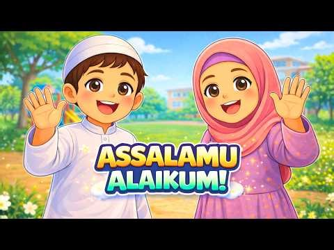 Assalamu Alaikum Song 🌙 | Islamic Greetings for Kids (Sing Along!)