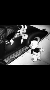 Looney Vault on Instagram: "🐐 🐖 🏨 In this short, a mean old goat stays at Porky's Hotel, only to be bothered by a young boy. Title: Porky's Hotel"