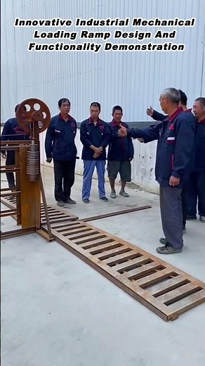 Innovative Industrial Mechanical Loading Ramp Design And Functionality Demonstration