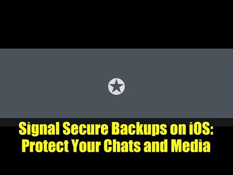 Signal Secure Backups on iOS: Protect Your Chats and Media