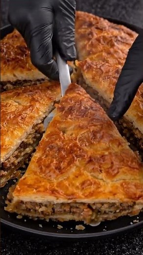 Golden Meat Pie 🥧🔥 | Flaky Beef Pie Recipe | Easy Homemade Comfort Food