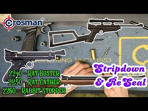 Strip & Reseal of Crosman 2240, 2250 (Ratcatcher) & 2260