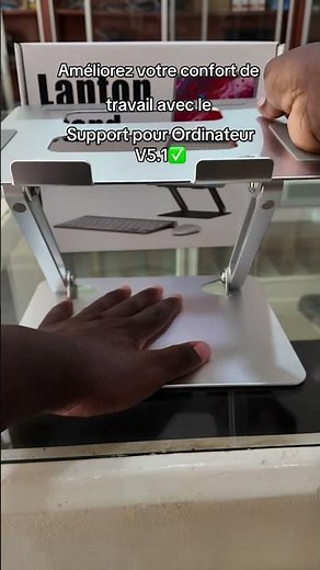 💻 Améliorez votre confort de travail avec le Support pour Ordinateur V5.1 ! ✨\n\nMarre des douleurs a