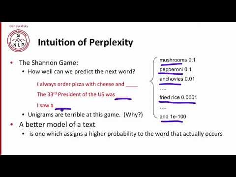 Nlp - 2.3 - Evaluation and Perplexity