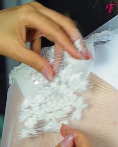 7.3M views · 38K reactions | Swift creation of a spectacular wedding dress | Fabiosa Australia | Facebook