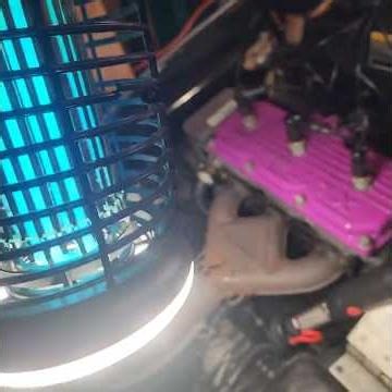 Bug zapper Lights up a polaris xlt 600 engine trouble again... #polarissnow